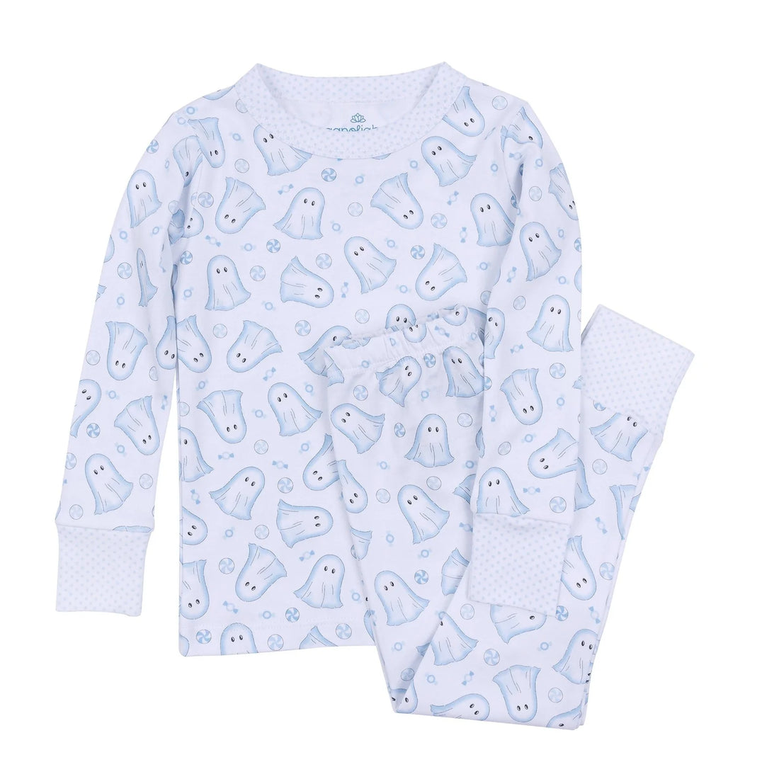 My Little Boo Long Pajamas: Light Blue