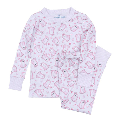 My Little Boo Long Pajamas: Light Pink