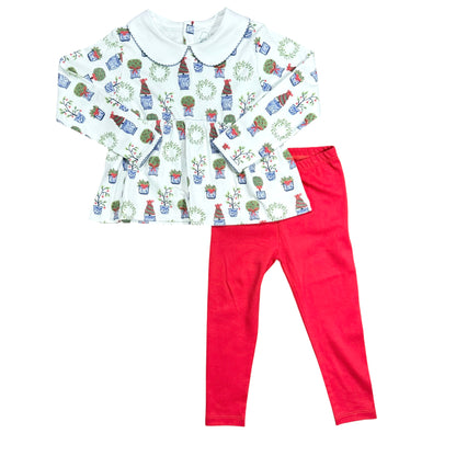 Christmas Planters Legging Set