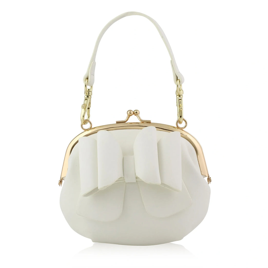 Hadley Petite Handbag: White