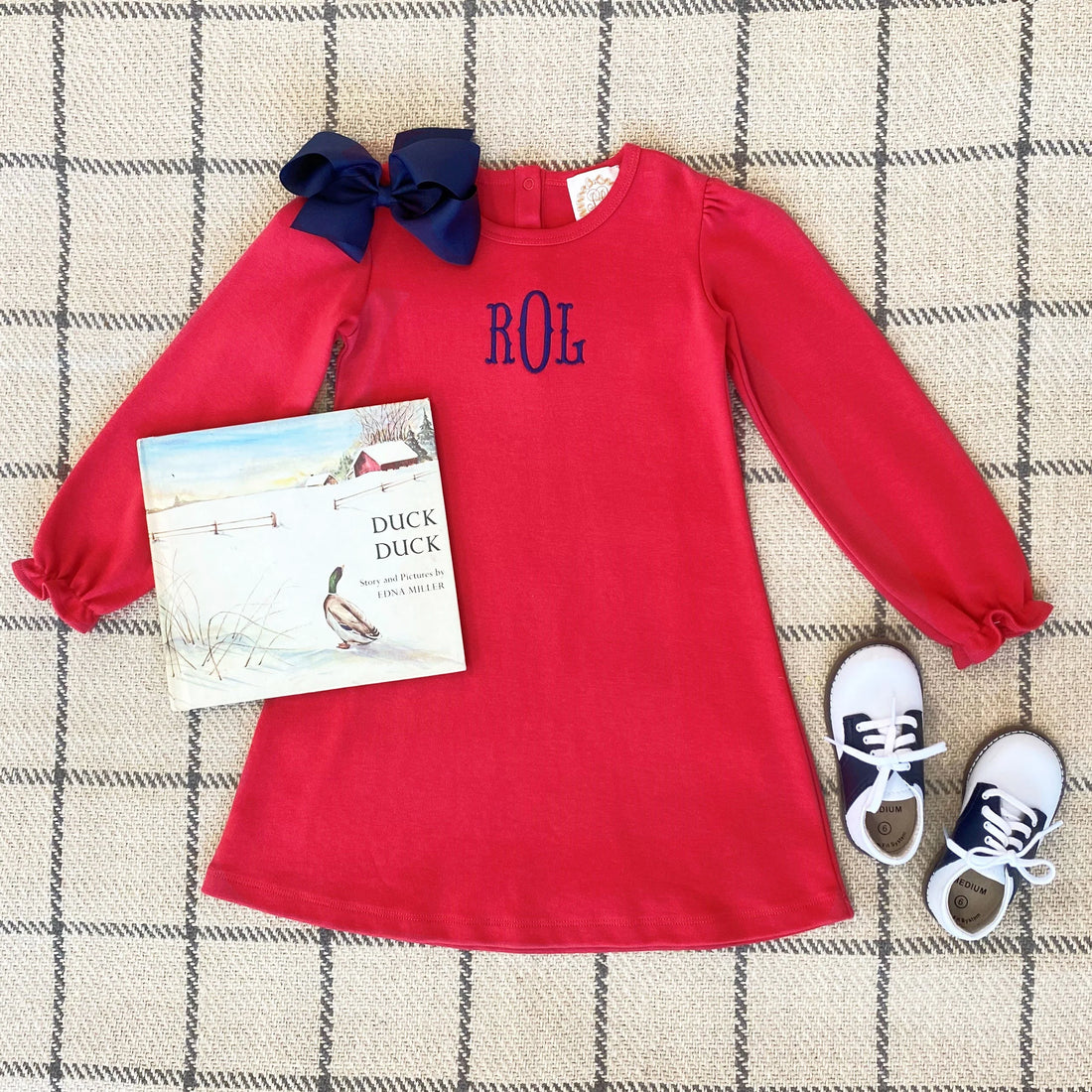 TBBC Sadie Sweatshirt Dress: Richmond Red