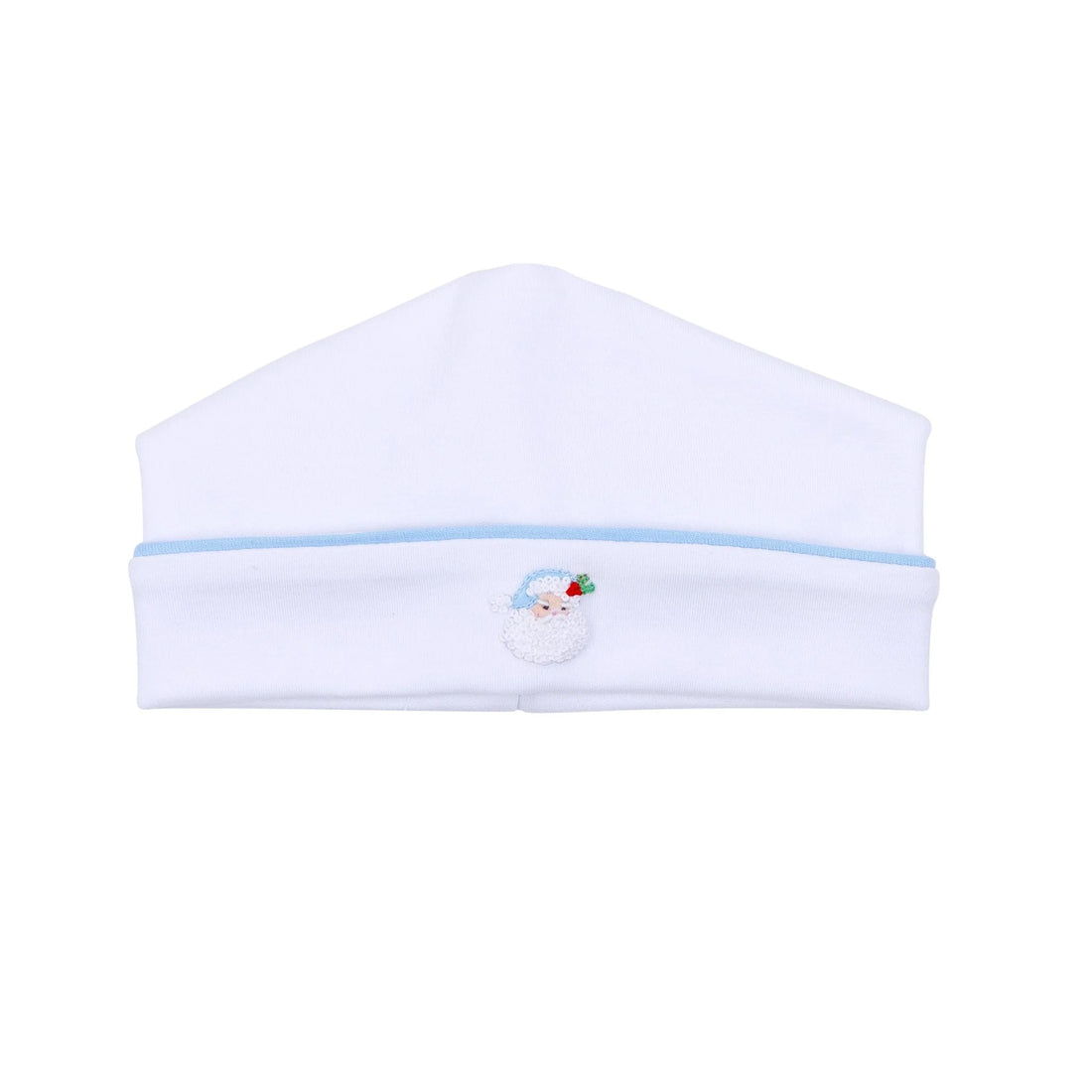 Santa Baby Embroidered Hat: Light Blue
