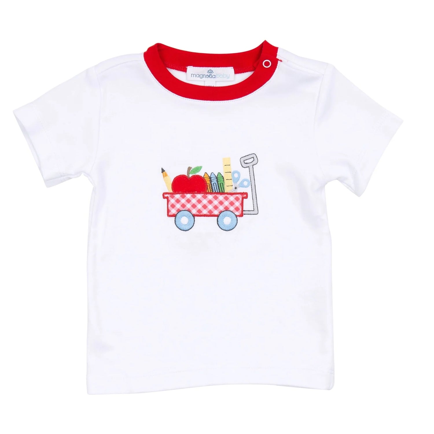 School Wagon SS Applique T-Shirt