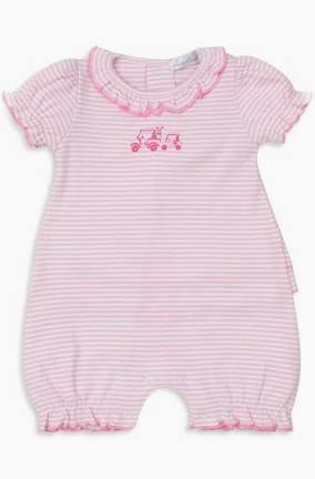 Kissy Kissy Hole in One Short Playsuit - Pink