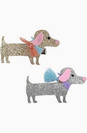 Dachshund Hair Clips (Set of 2)