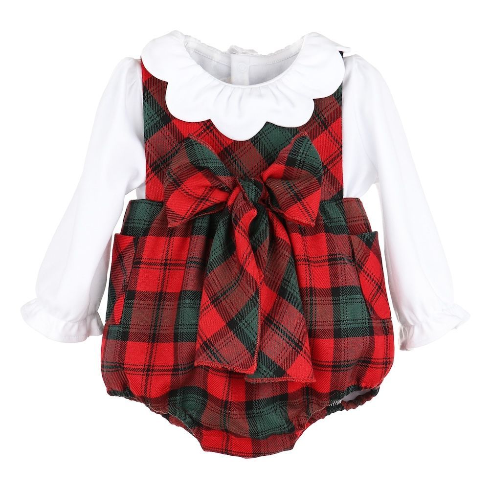 Tartan Tidings Bow Bubble Set: Red/Green