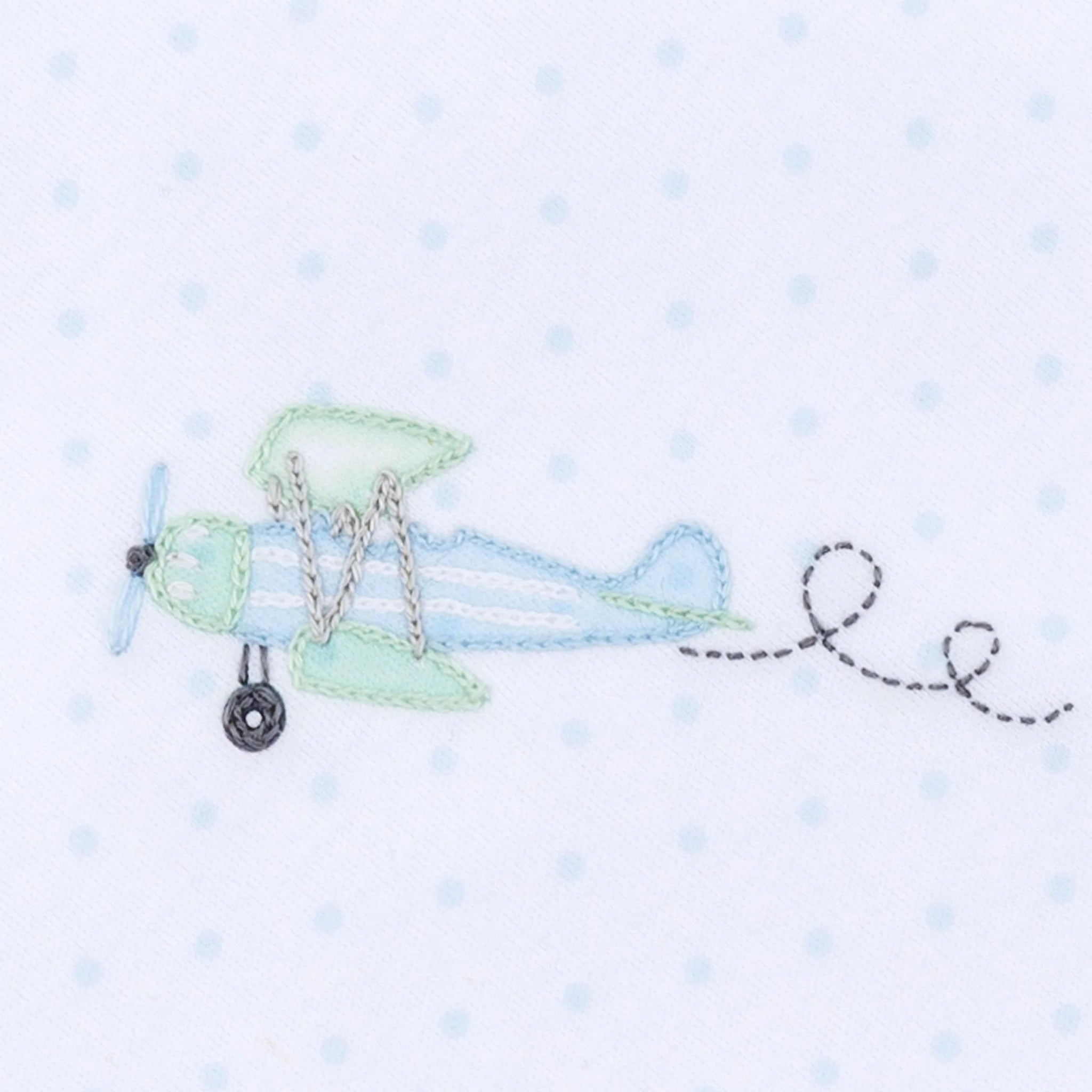 Take Flight Embroidered Boy Bubble