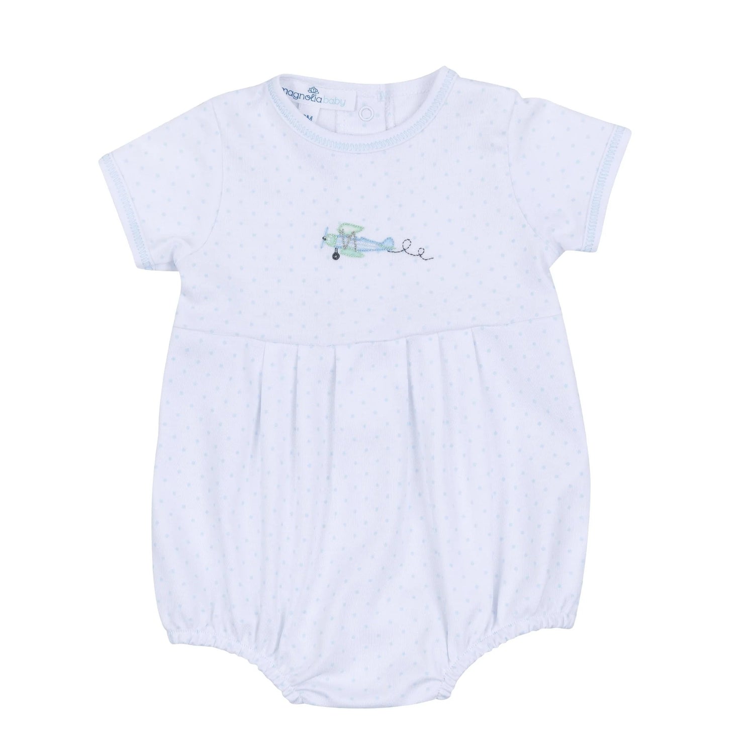 Take Flight Embroidered Boy Bubble