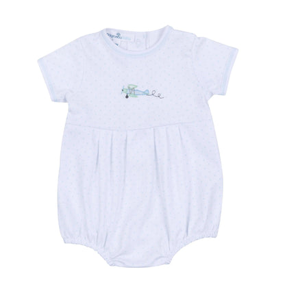 Take Flight Embroidered Boy Bubble