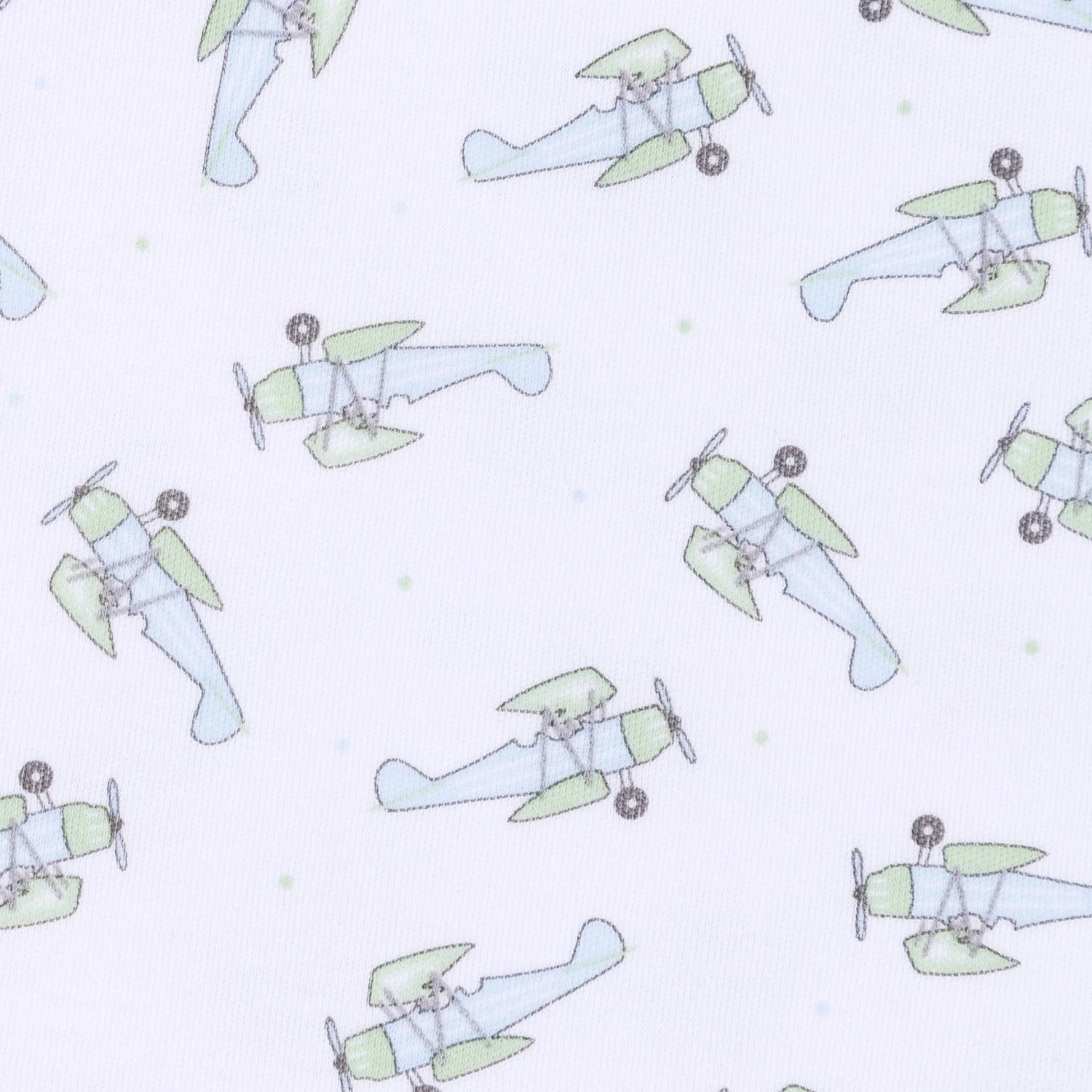 Take Flight Print Zipper Footie