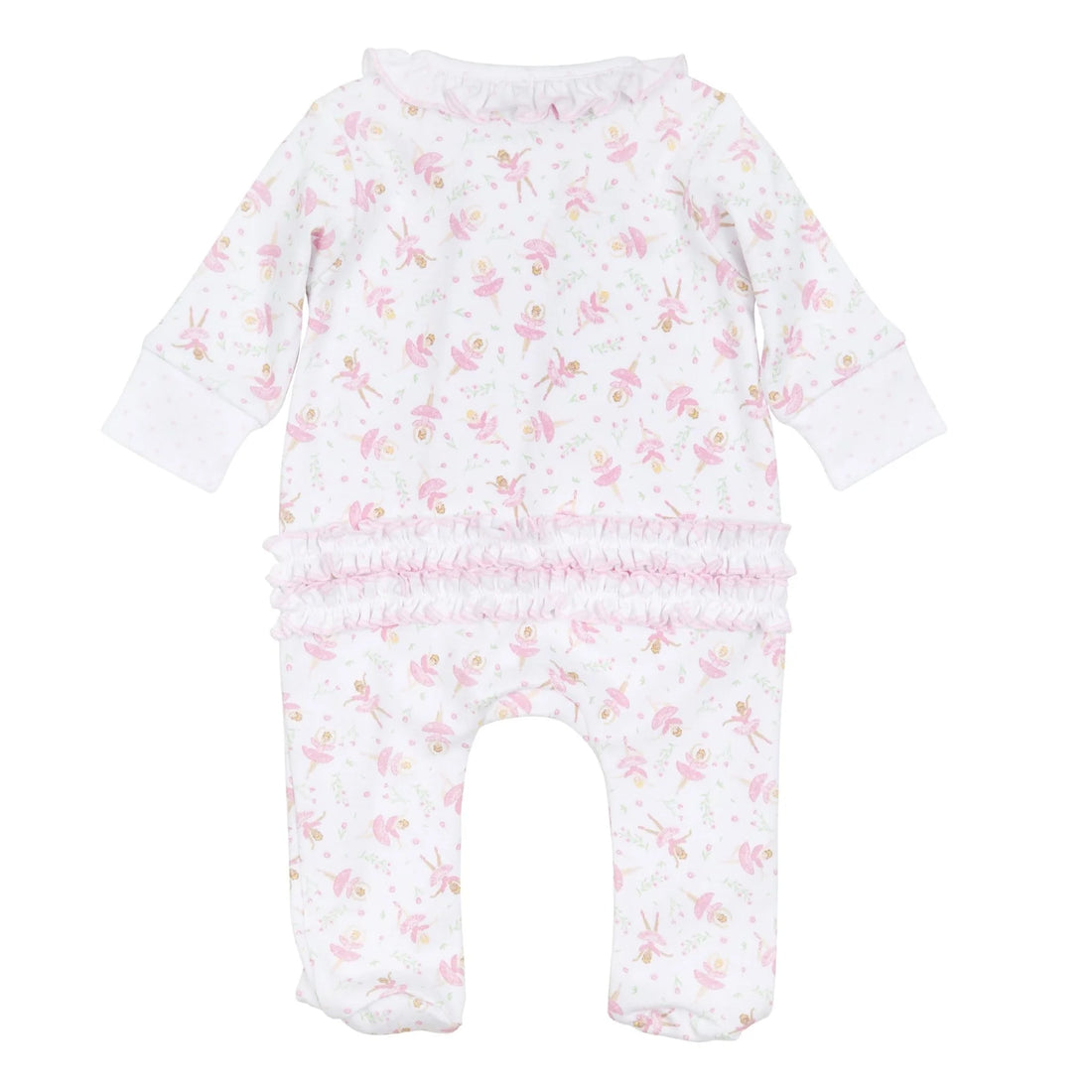 Twinkle Toes Print Zippered Footie