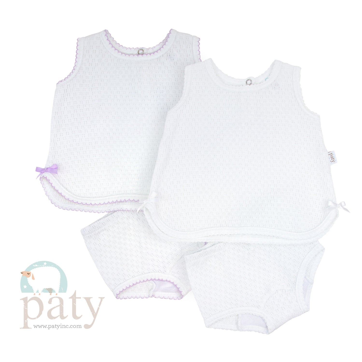 Paty Sleeveless Diaper Set