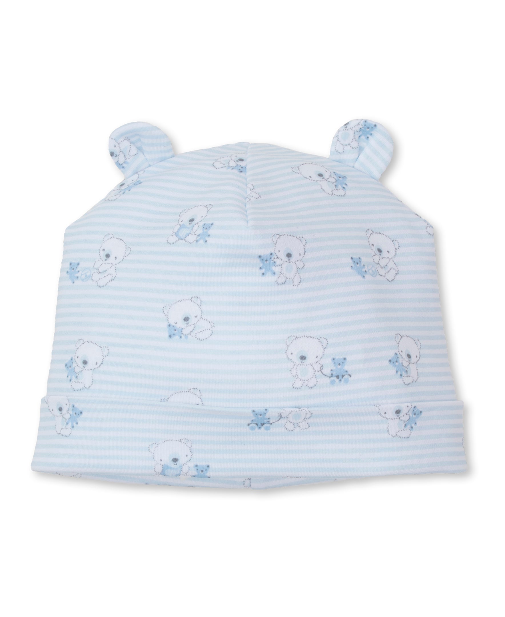 Beary Best Friends Baby Beanie: Light Blue