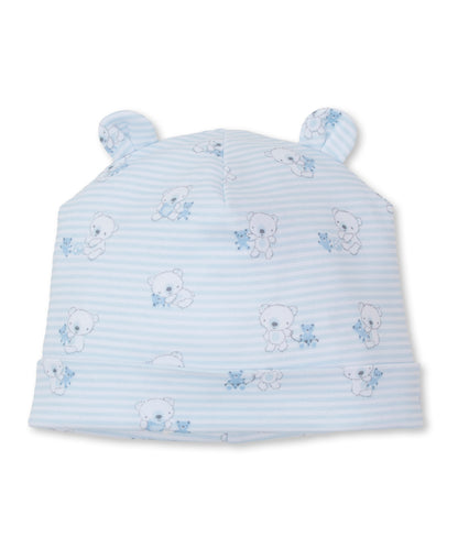 Beary Best Friends Baby Beanie: Light Blue