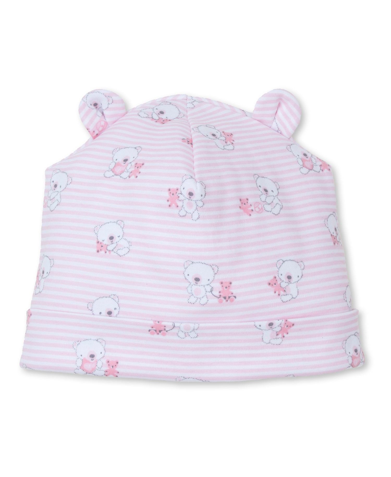 Beary Best Friends Baby Beanie: Light Pink