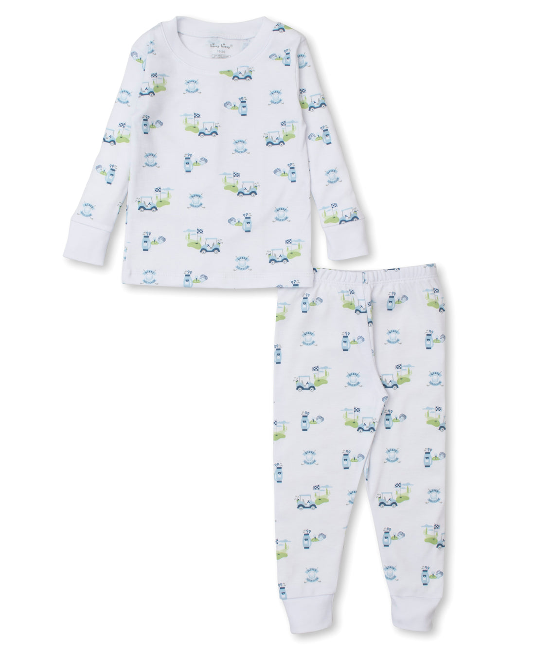 Kissy Golf Club Pajama Set (2-Piece): Light Blue