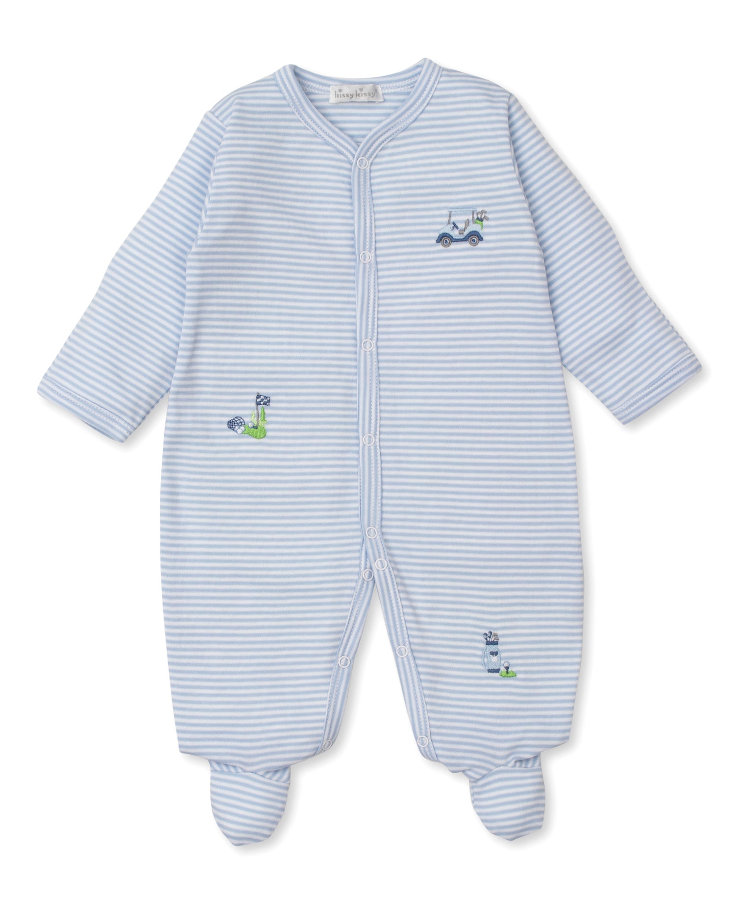 Kissy Golf Club Snap Footie: Light Blue