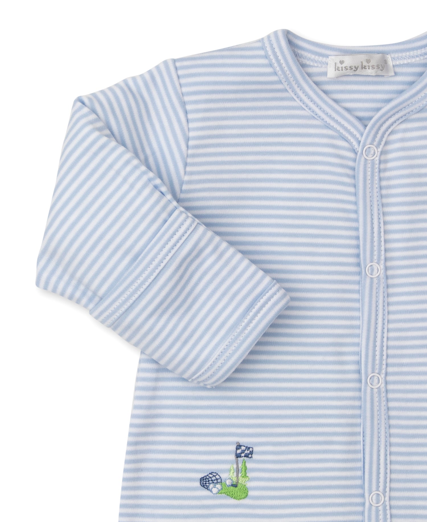 Kissy Golf Club Snap Footie: Light Blue