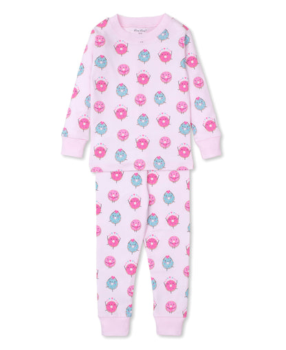 So Sweet Donut Snug Fit Long Pajamas (2-Piece)