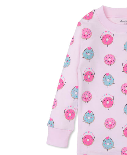 So Sweet Donut Snug Fit Long Pajamas (2-Piece)