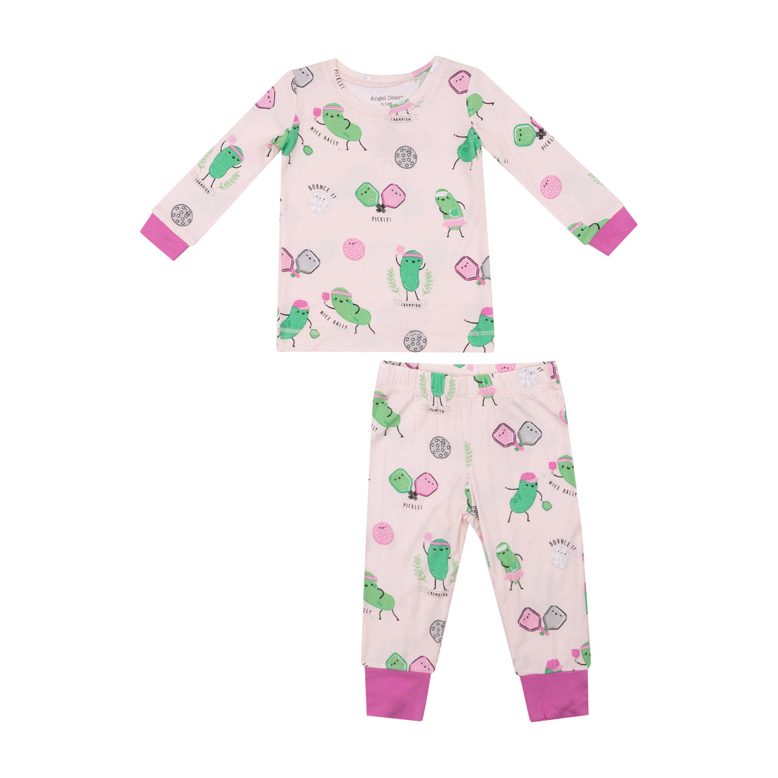 LS Loungewear Set: Pickleball Pink