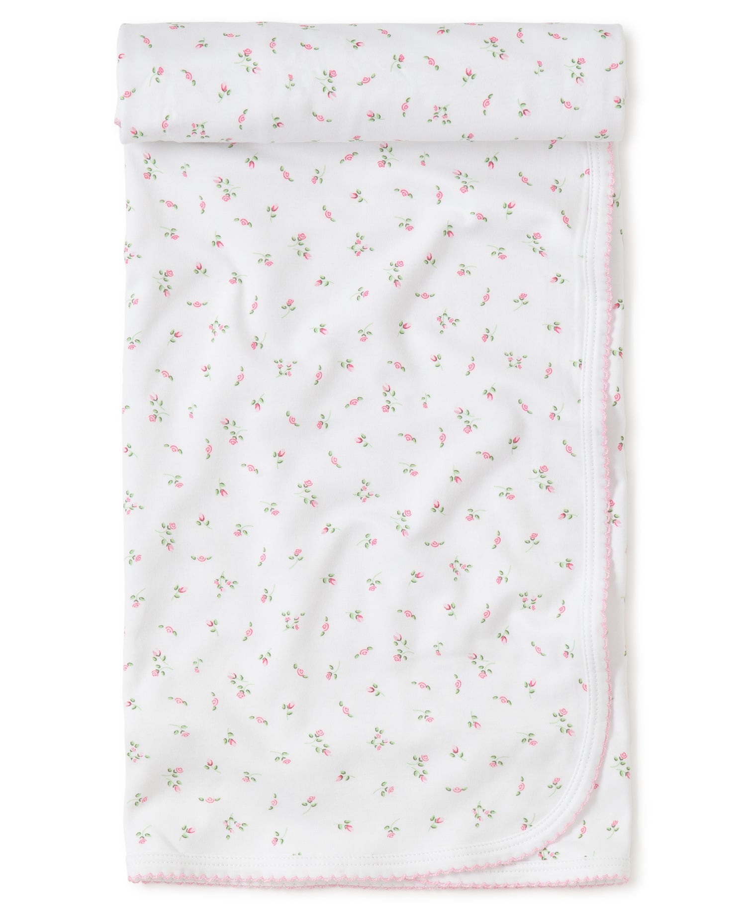 Garden Roses Print Baby Blanket