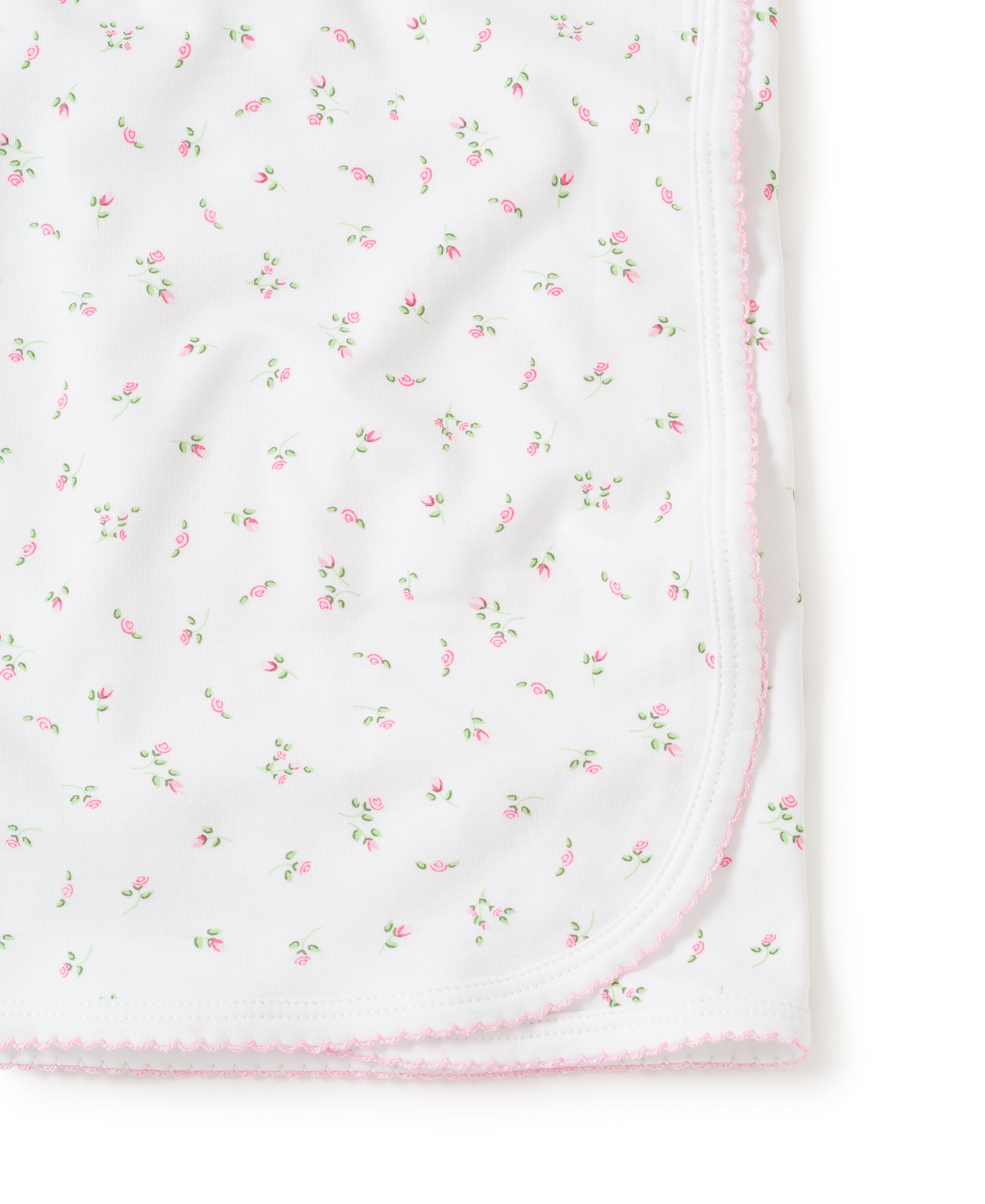 Garden Roses Print Baby Blanket