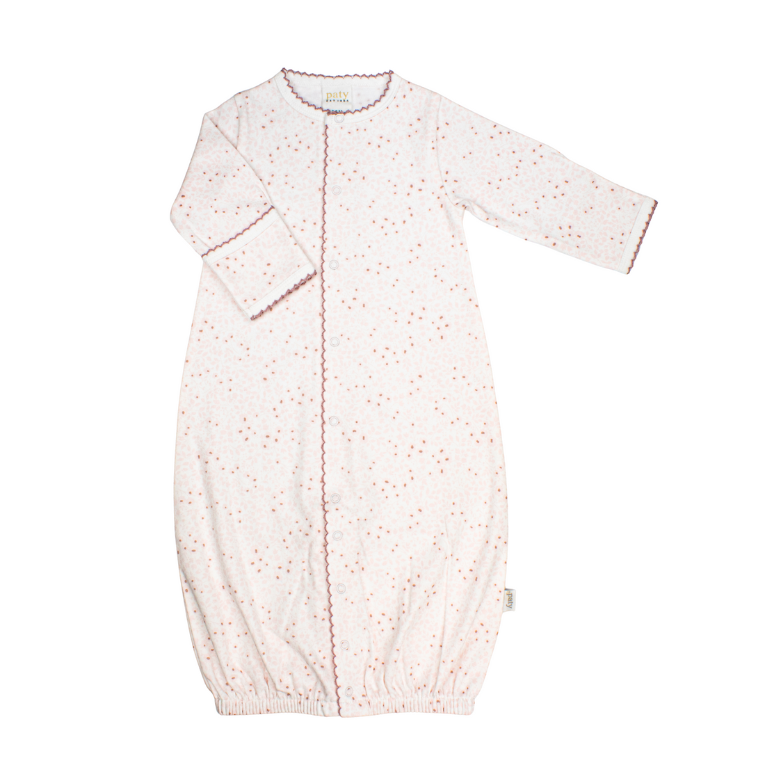 Organic Cotton Converter Gown: Emmy Floral Print