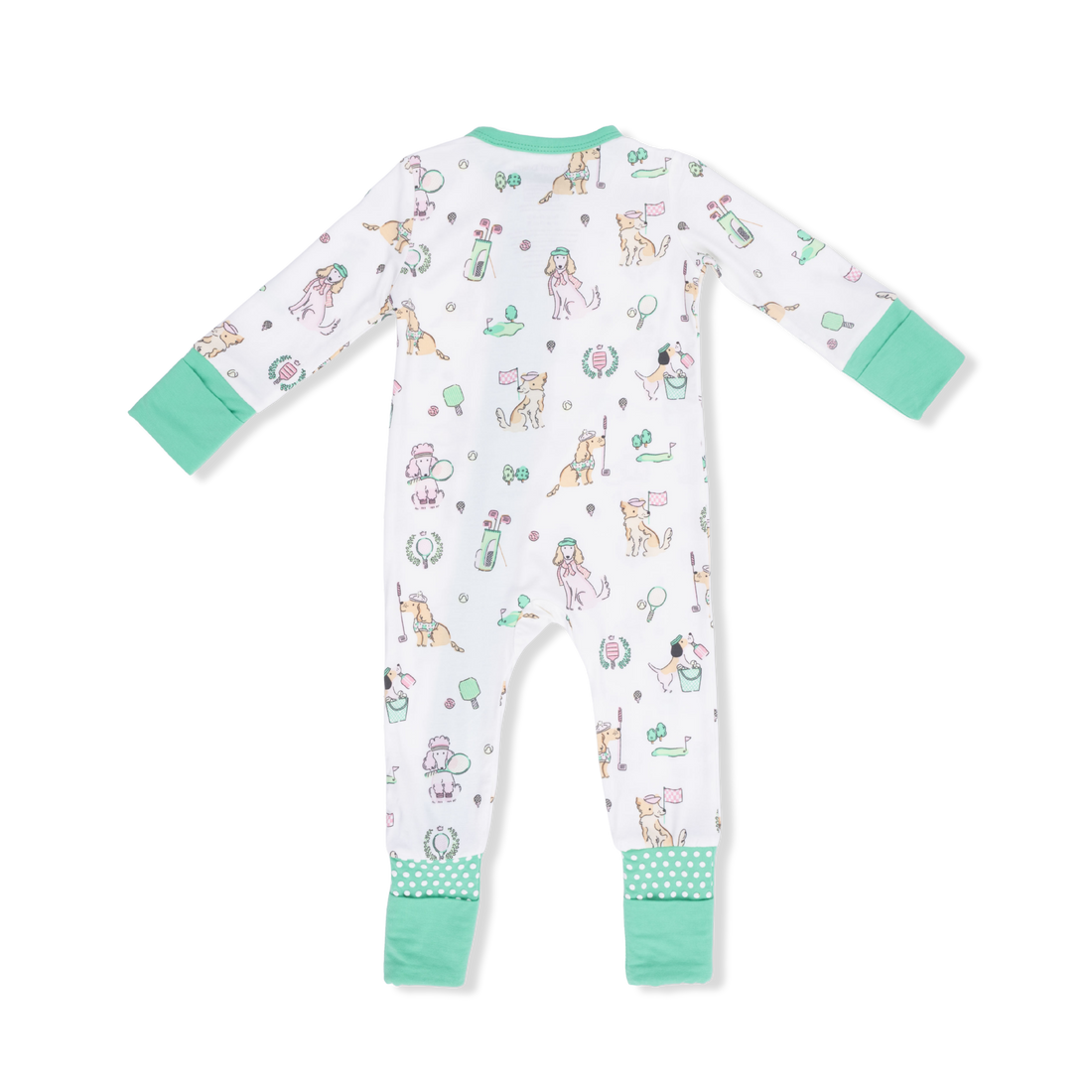 Country Club Dogs Pink Convertible Romper