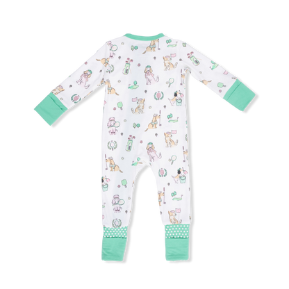 Country Club Dogs Pink Convertible Romper