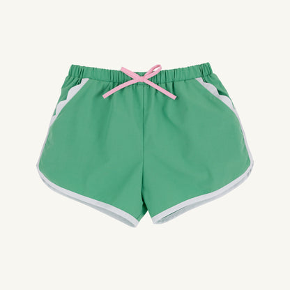 TBBC Broadcloth Cheryl Shorts: Gibson Island Green