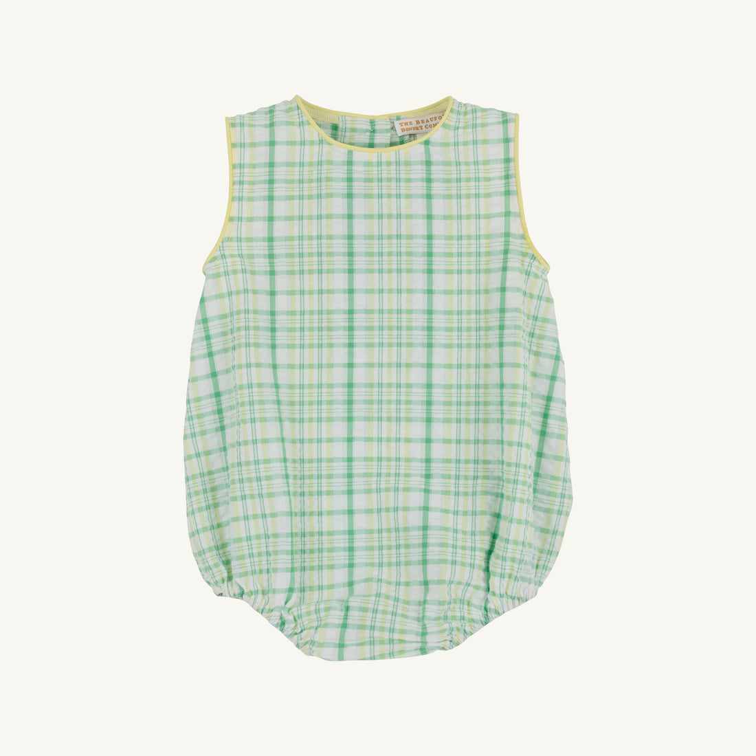 TBBC Benjamin Bubble: Gibson Island Green and Lake Worth Yellow Sewanee Seersucker/Lake Worth Yellow