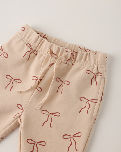 Red Bows Relaxed Fleece Sweatpants