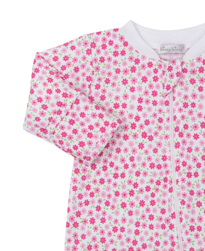 Daisy Delight Zipper Footie