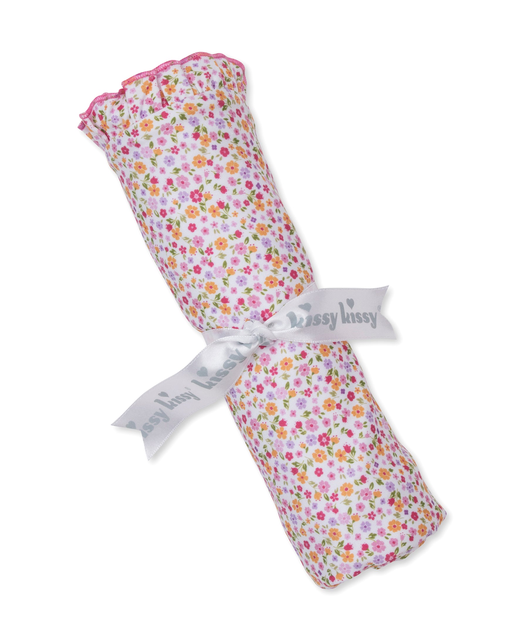 Blossoming Bows Ruffle Blanket