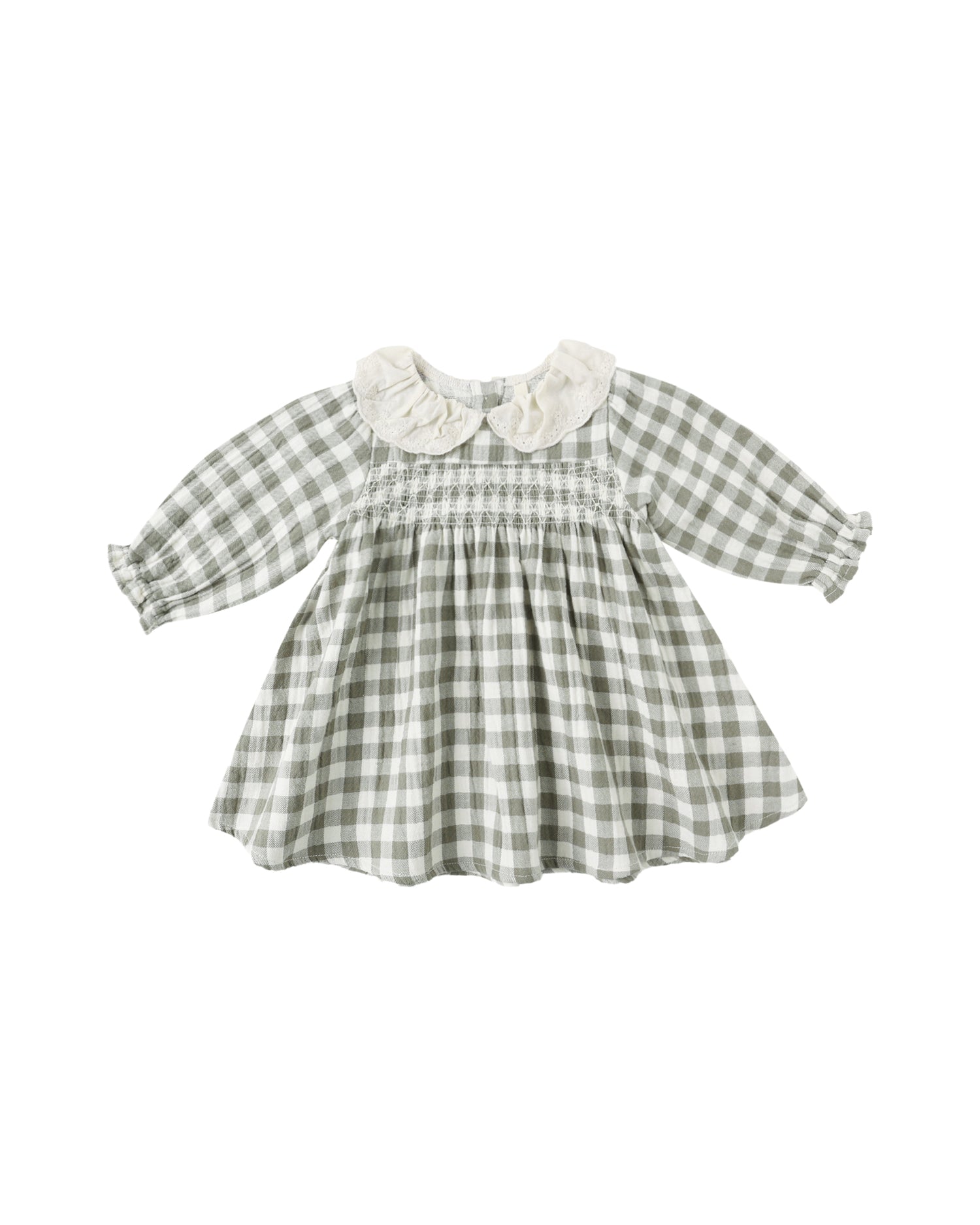 Callie Dress: Forest Check