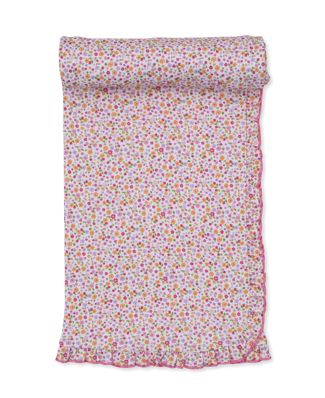 Blossoming Bows Ruffle Blanket