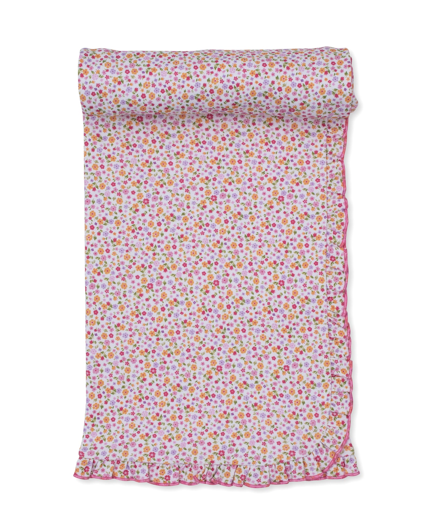 Blossoming Bows Ruffle Blanket