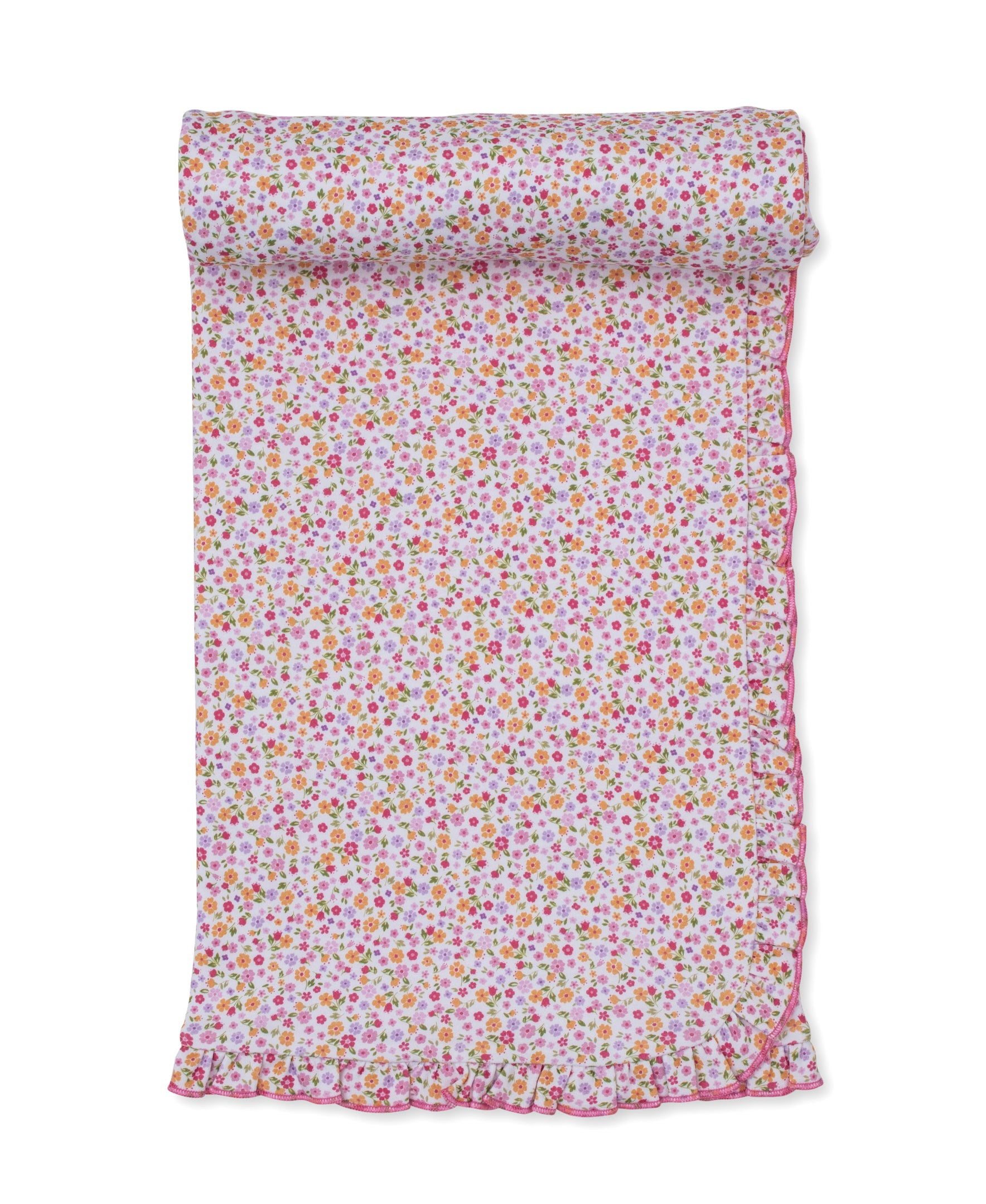 Blossoming Bows Ruffle Blanket