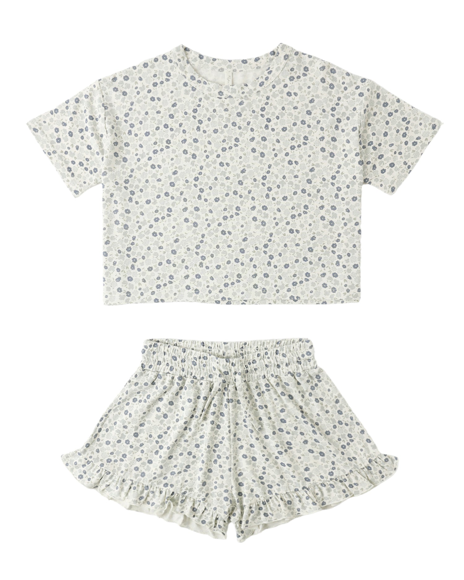 Mosie Set: Blue Ditsy