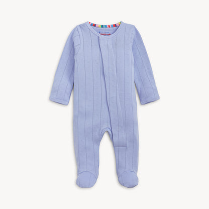 Wisteria Pointelle Magnetic Footie
