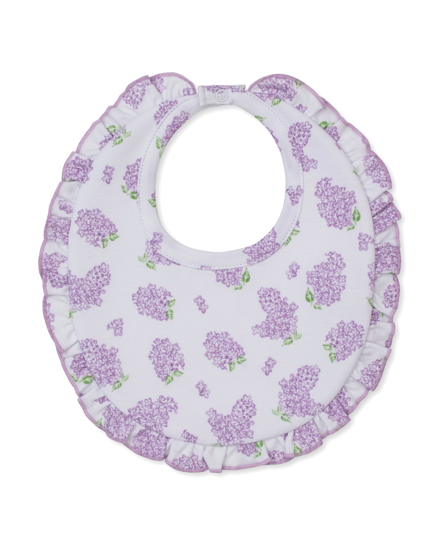 Lilac Love Ruffle Bib