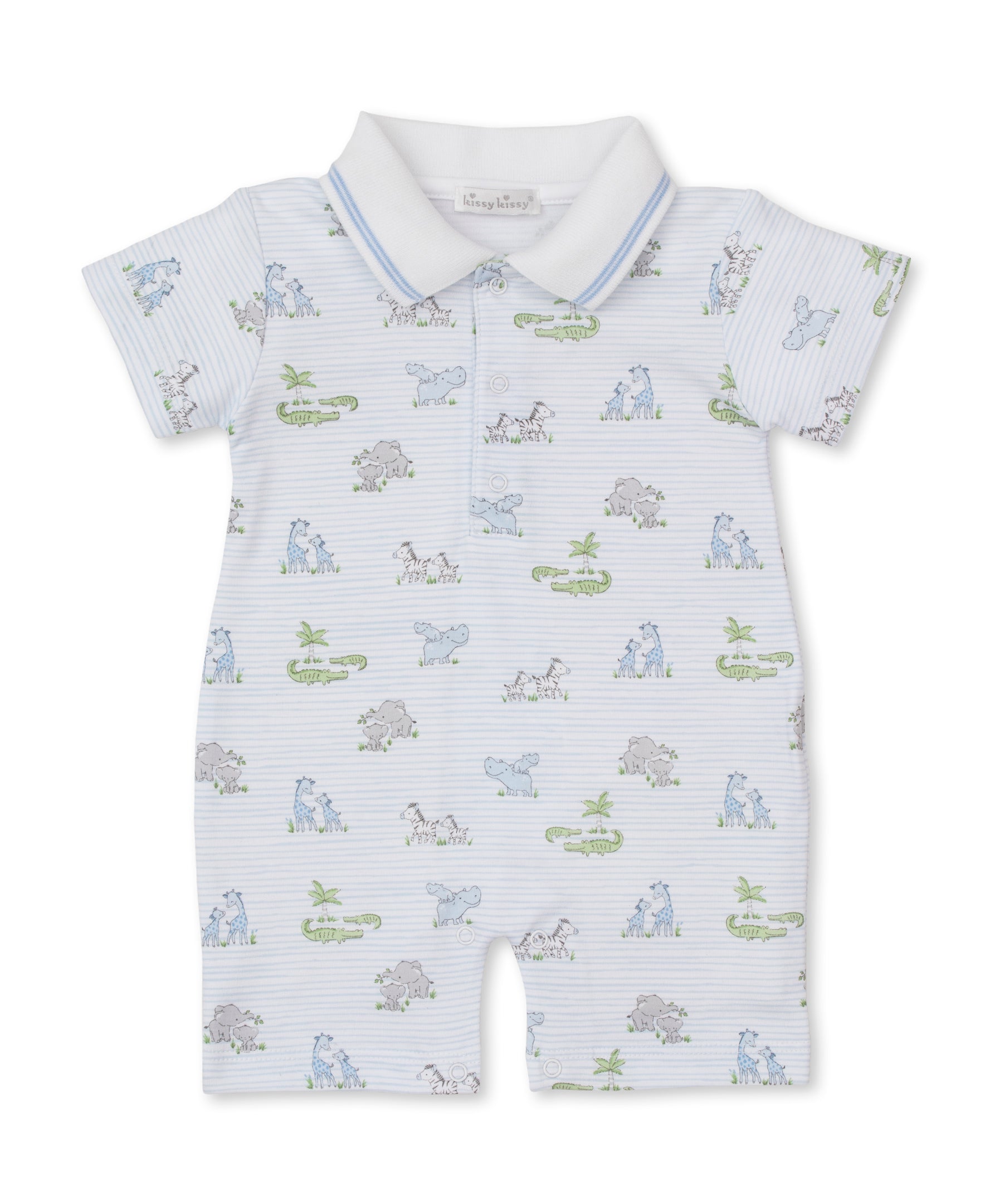 Safari Party Short Polo Playsuit