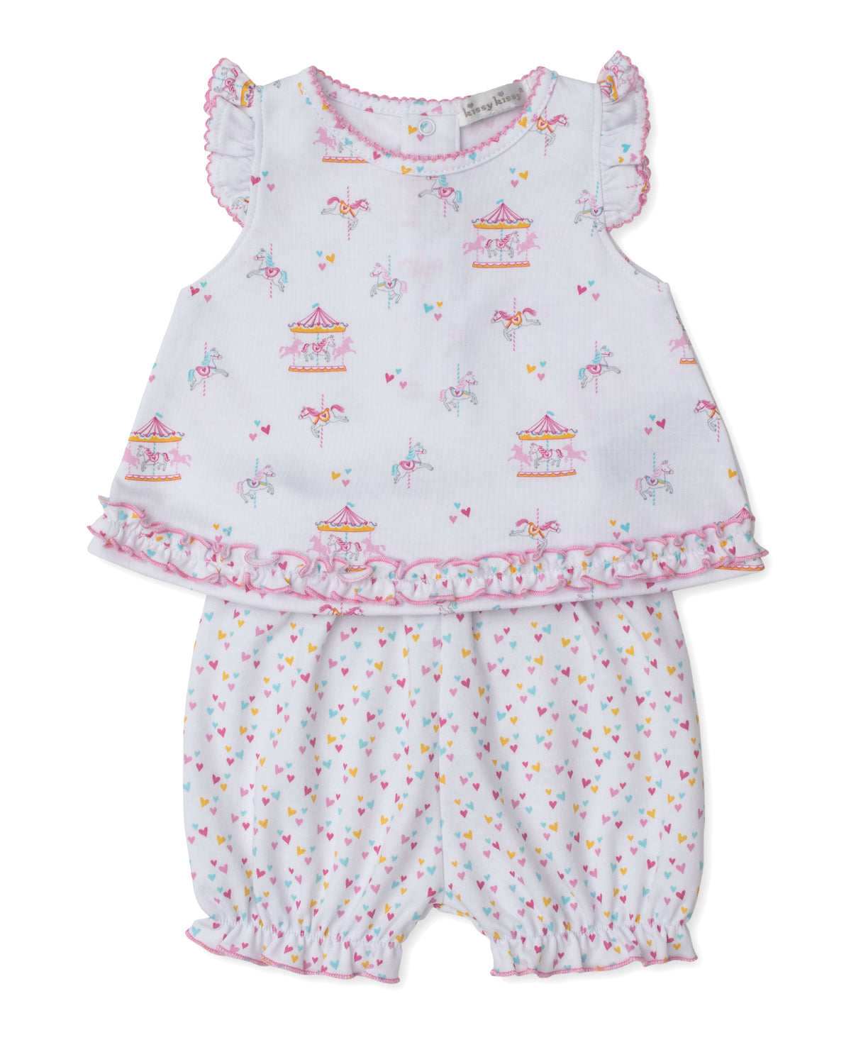 Carousel Magic Sunsuit Bloomer Set