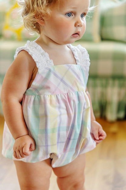 TBBC Babs Bubble - Woven Yarn: Brunch Plate Plaid/Worth Ave White