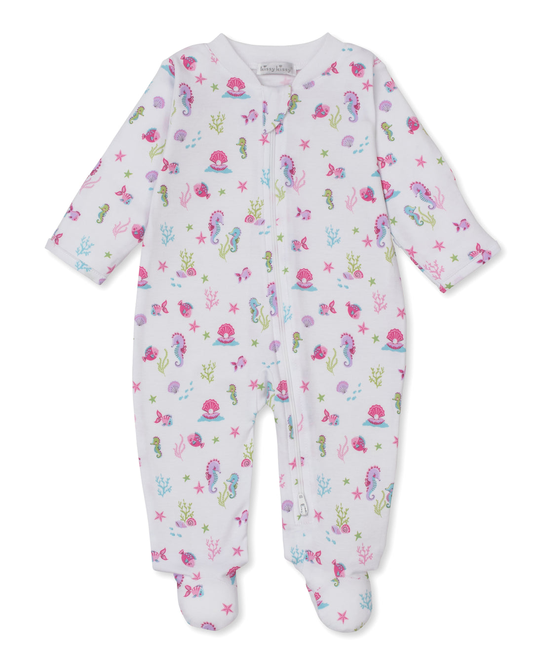 Seahorse Surprise Zipper Footie