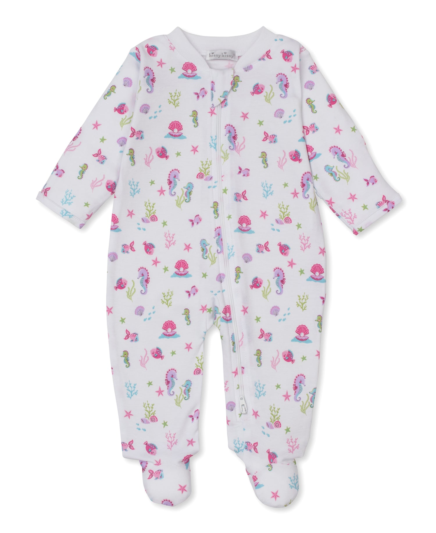 Seahorse Surprise Zipper Footie