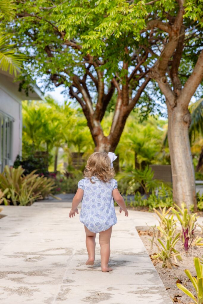 Ramona Ruffle Bubble - Pima: Handful of Hydrangeas/Worth Ave White