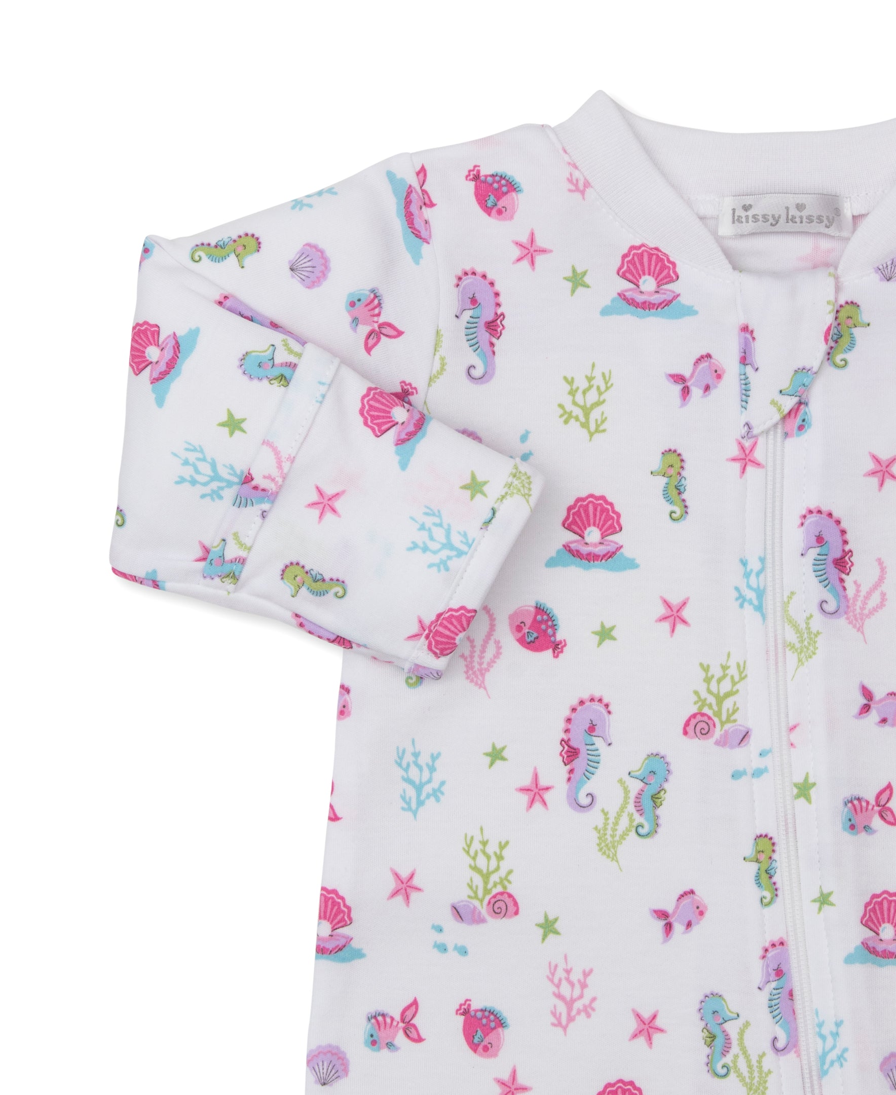 Seahorse Surprise Zipper Footie