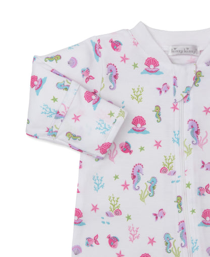 Seahorse Surprise Zipper Footie